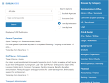 Tablet Screenshot of dublinjobs.ie